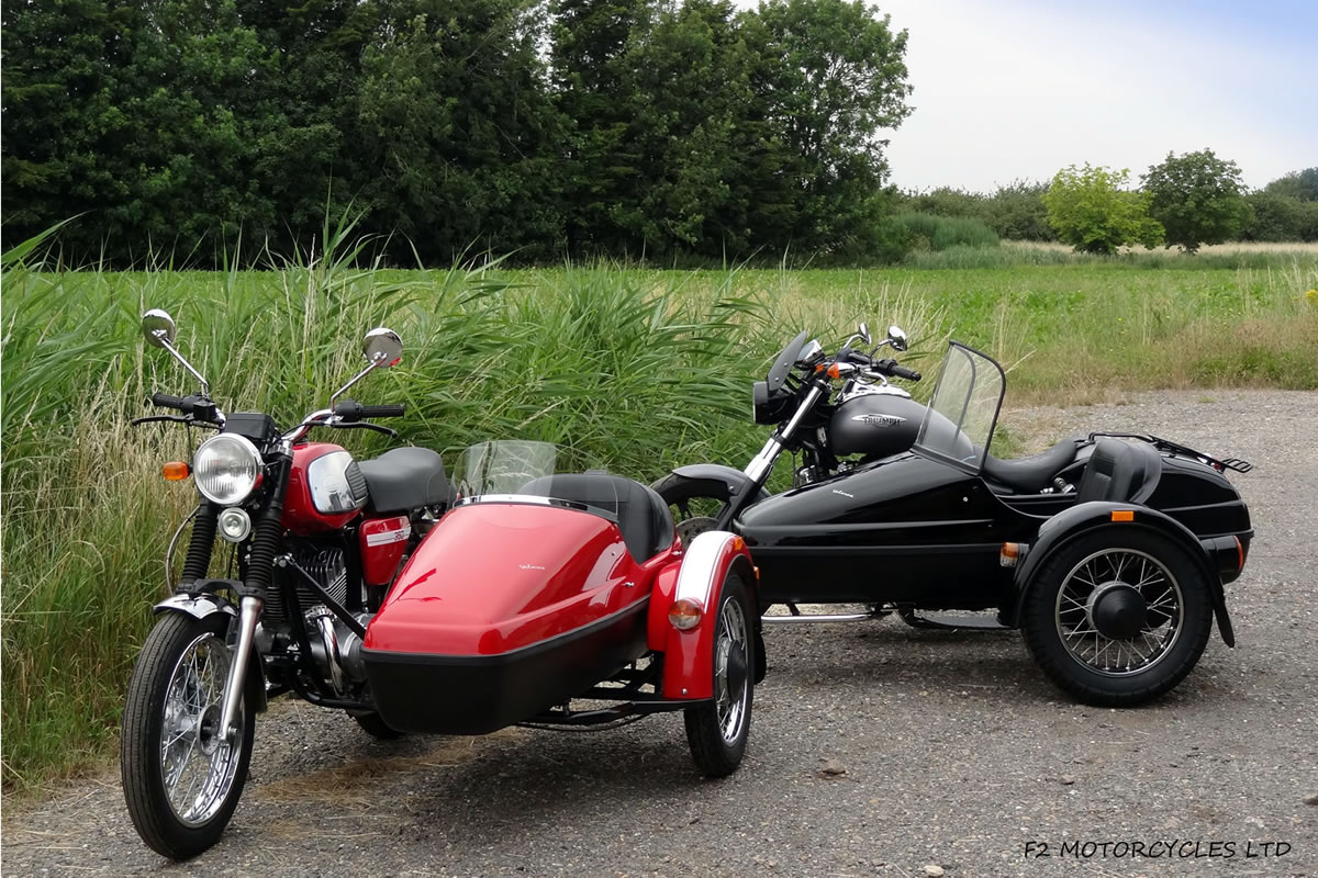 Motorcycle and sidecar